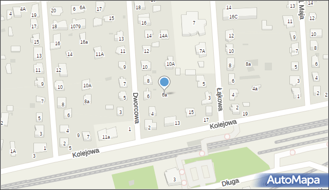 Płochocin, Dworcowa, 6a, mapa Płochocin