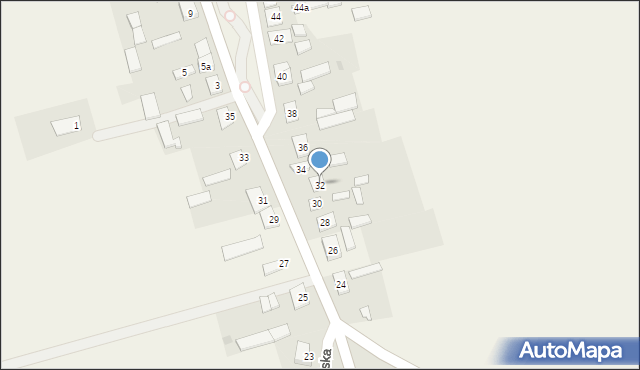 Płośnica, Dworcowa, 32, mapa Płośnica