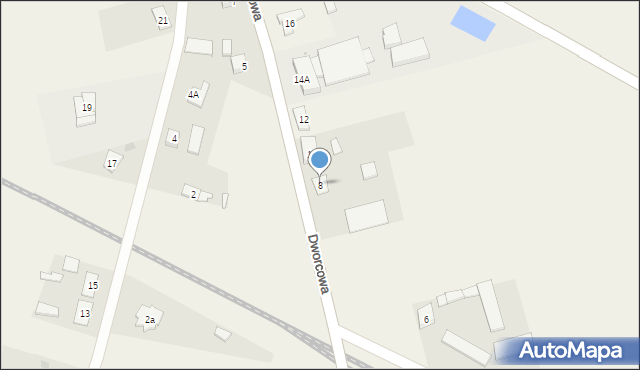 Płośnica, Dworcowa, 8, mapa Płośnica