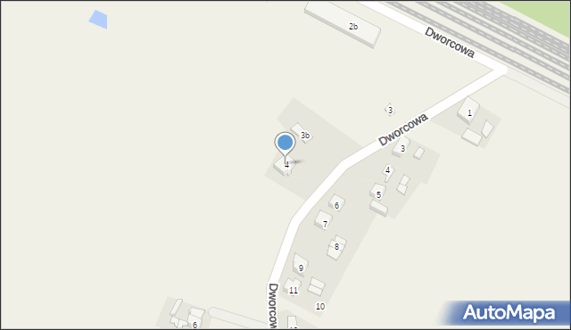 Podstolice, Dworcowa, 4, mapa Podstolice