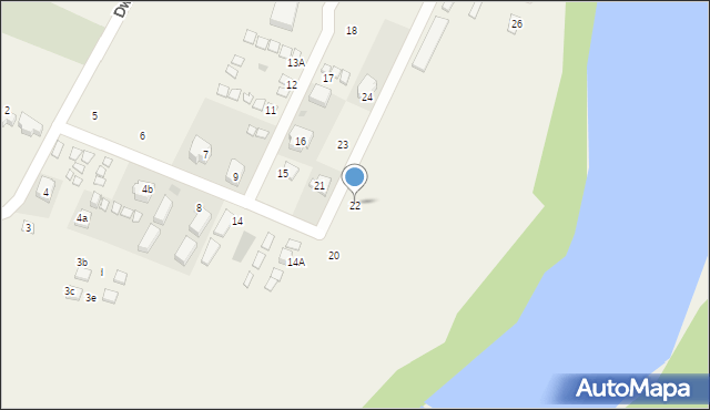 Polańczyk, Dworska, 22, mapa Polańczyk