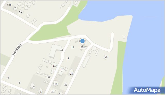 Polańczyk, Dworska, 26a, mapa Polańczyk