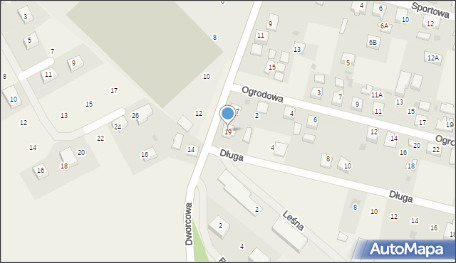 Połchowo, Dworcowa, 19, mapa Połchowo