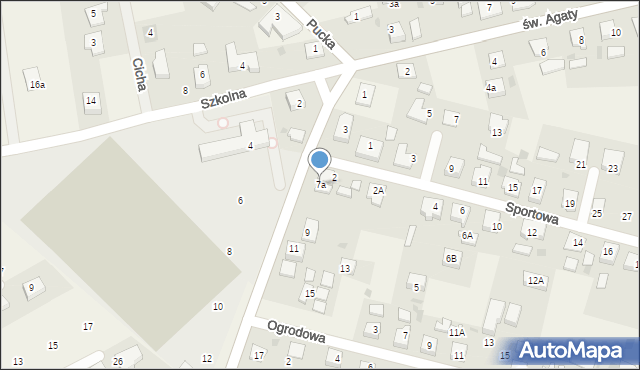 Połchowo, Dworcowa, 7a, mapa Połchowo