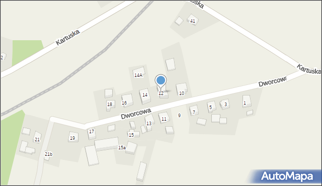 Prokowo, Dworcowa, 12, mapa Prokowo