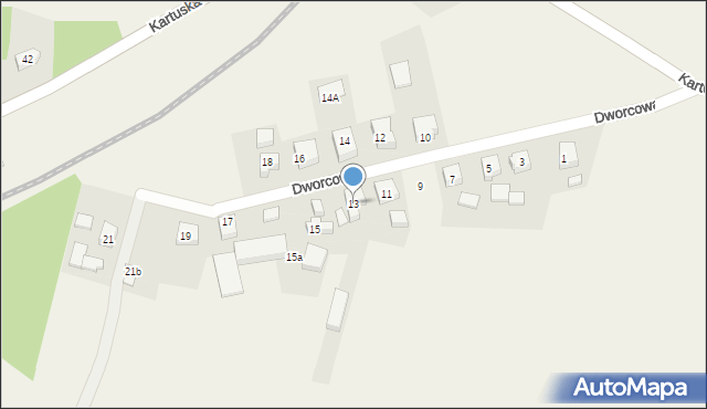 Prokowo, Dworcowa, 13, mapa Prokowo