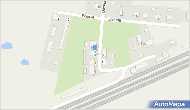 Pruszcz, Dworcowa, 10, mapa Pruszcz