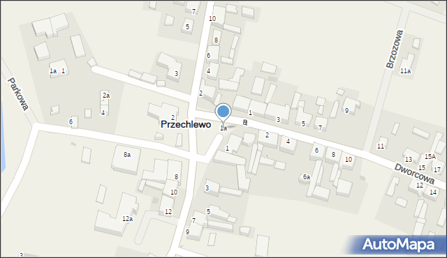 Przechlewo, Dworcowa, 1a, mapa Przechlewo