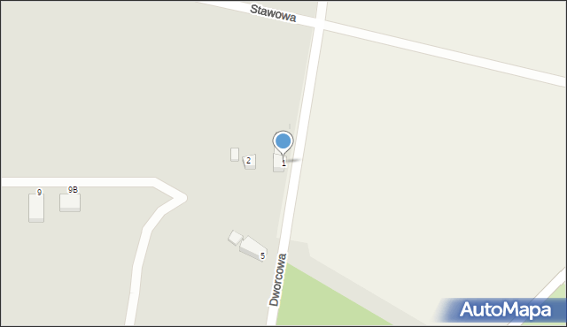 Przemków, Dworcowa, 1, mapa Przemków