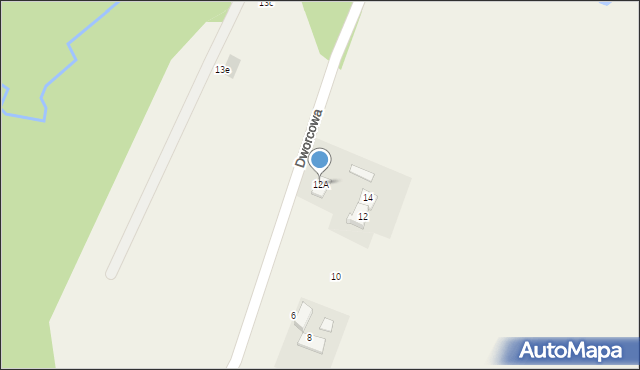 Przyjaźń, Dworcowa, 12A, mapa Przyjaźń