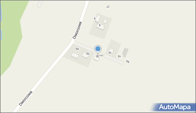 Przyjaźń, Dworcowa, 6c, mapa Przyjaźń
