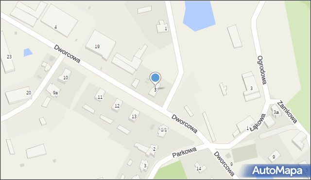 Przytoczna, Dworcowa, 3, mapa Przytoczna