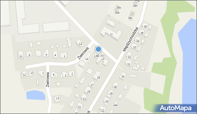 Pszczew, Dworcowa, 134, mapa Pszczew