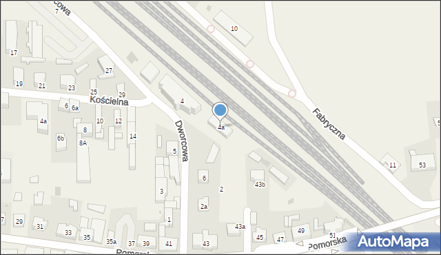 Pszczółki, Dworcowa, 4a, mapa Pszczółki