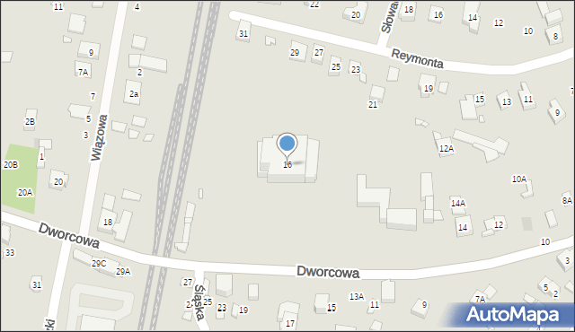 Puszczykowo, Dworcowa, 16, mapa Puszczykowo