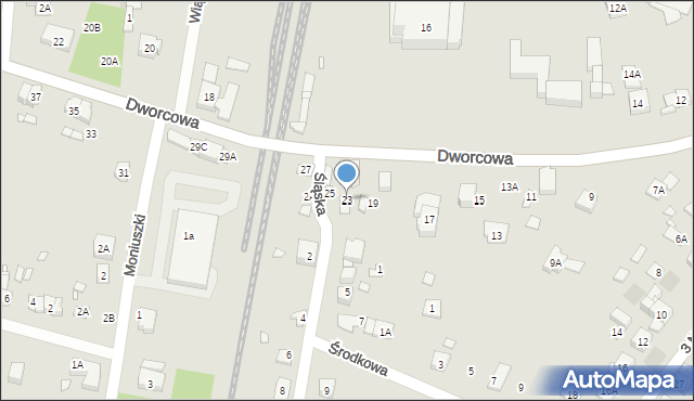 Puszczykowo, Dworcowa, 23, mapa Puszczykowo