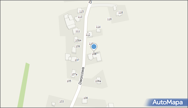 Radostowice, Dworcowa, 108, mapa Radostowice