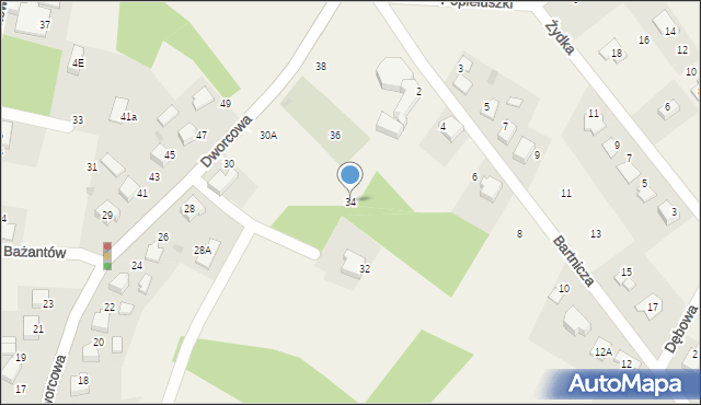 Radostowice, Dworcowa, 34, mapa Radostowice