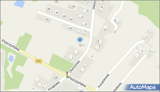 Radostowice, Dworcowa, 5, mapa Radostowice