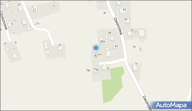 Radostowice, Dworcowa, 81, mapa Radostowice