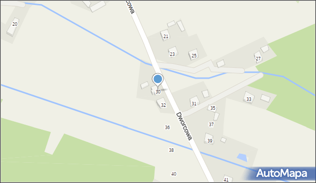 Radziwiłłów, Dworcowa, 30, mapa Radziwiłłów