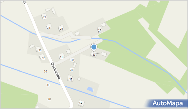 Radziwiłłów, Dworcowa, 33, mapa Radziwiłłów