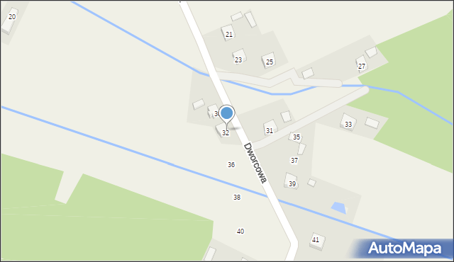 Radziwiłłów, Dworcowa, 34, mapa Radziwiłłów