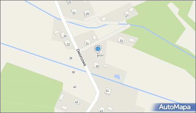 Radziwiłłów, Dworcowa, 37, mapa Radziwiłłów