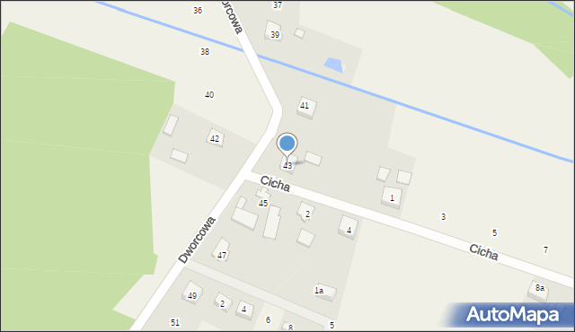 Radziwiłłów, Dworcowa, 43, mapa Radziwiłłów