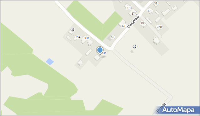 Rajec Poduchowny, Dworska, 18, mapa Rajec Poduchowny