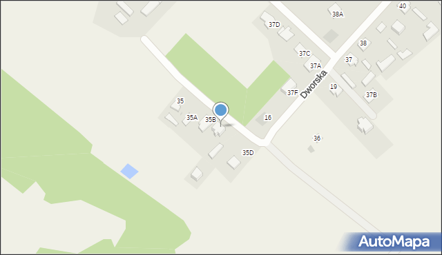 Rajec Poduchowny, Dworska, 18a, mapa Rajec Poduchowny