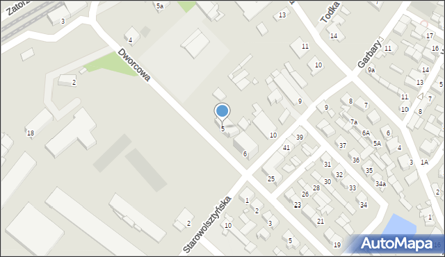 Rakoniewice, Dworcowa, 5, mapa Rakoniewice