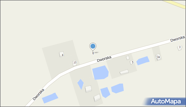 Rakowiec, Dworska, 6, mapa Rakowiec