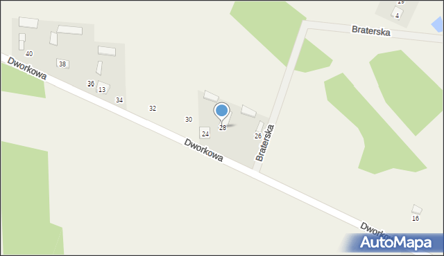 Rudniki, Dworkowa, 28, mapa Rudniki