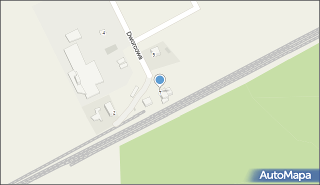 Rudzienice, Dworcowa, 7, mapa Rudzienice