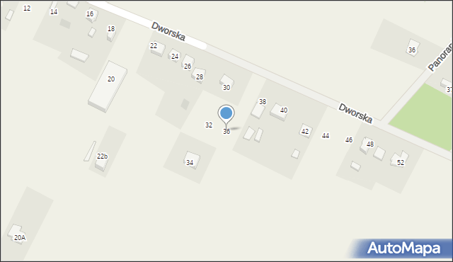 Rykoszyn, Dworska, 36, mapa Rykoszyn