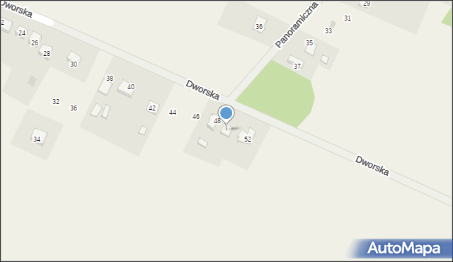 Rykoszyn, Dworska, 50, mapa Rykoszyn