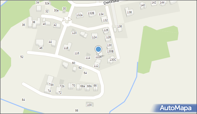 Rzeszotary, Dworska, 112b, mapa Rzeszotary