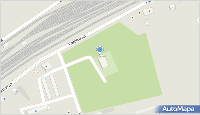 Sędziszów, Dworcowa, 6, mapa Sędziszów