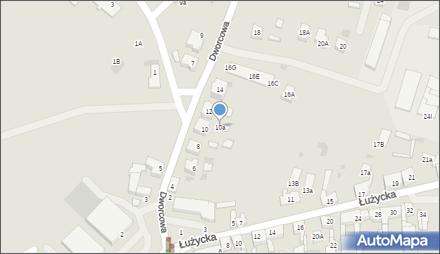 Sianów, Dworcowa, 10a, mapa Sianów