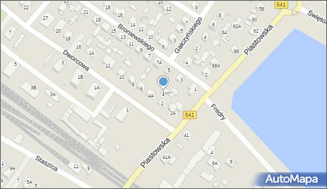 Sierpc, Dworcowa, 4, mapa Sierpc