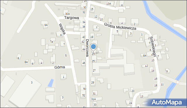 Skarszewy, Dworcowa, 23, mapa Skarszewy