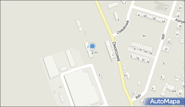 Skórcz, Dworcowa, 4, mapa Skórcz