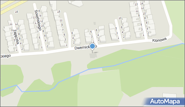 Słupsk, Dwernickiego Józefa, gen., 24, mapa Słupska