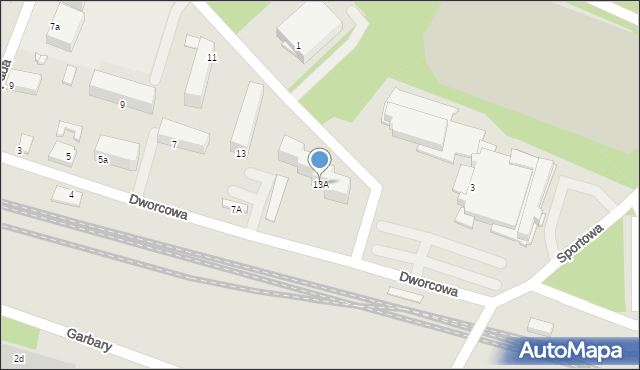 Solec Kujawski, Dworcowa, 13A, mapa Solec Kujawski