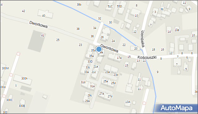 Stare Babice, Dworkowa, 19d, mapa Stare Babice