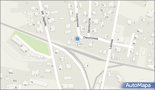 Stegna, Dworcowa, 1, mapa Stegna