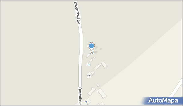 Stoczek Łukowski, Dwernickiego Józefa, gen., 29, mapa Stoczek Łukowski