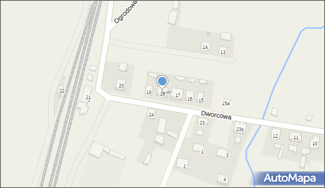 Subkowy, Dworcowa, 18, mapa Subkowy