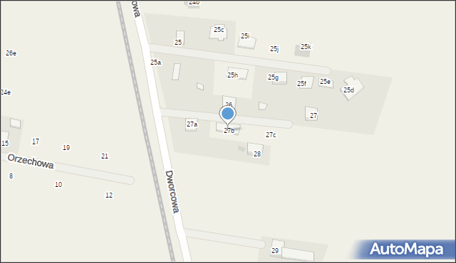 Sułkowice, Dworcowa, 27b, mapa Sułkowice